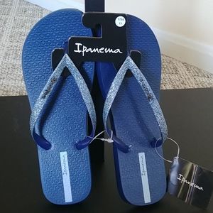 Ipanema Glitter Blue Sandals